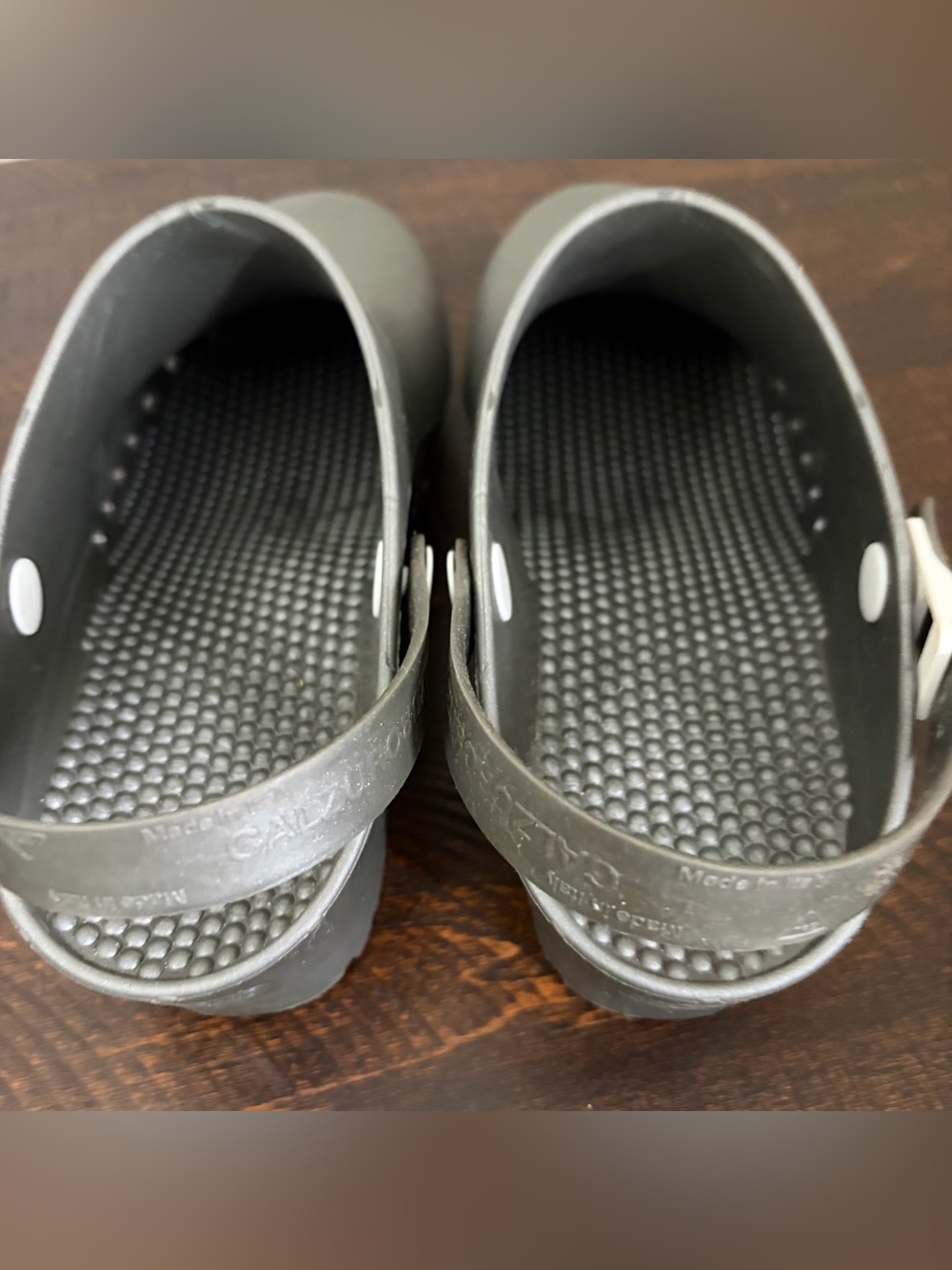Calzuro Classic BIHOS Padova Clogs With Strap Gray - Picture 4 of 13